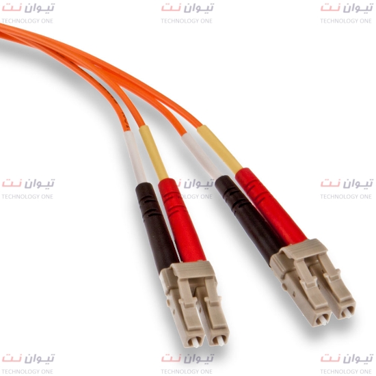 پچ کورد فیبر نوری برندرکس LC-LC داپلکس مالتی مود یا brand-rex LC-LC Duplex multi mode OM2 patch cord-HOPLC050xxxLC293